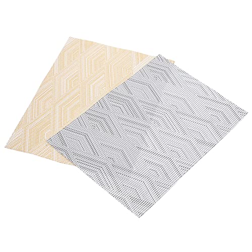 WOONEKY 2 Stück Puppenhaus Teppich Mini Hausmatte Kleiner Hausteppich Mini Dekoration Mini Zubehör Mini Bodenmatte Mini Türmatte Kleines Zubehör Mini Dekorationen von WOONEKY