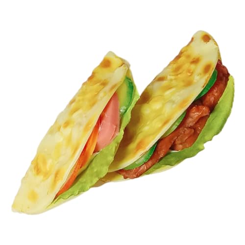 WOONEKY 2 Stück Realistische Pfannkuchen Modell Dekoration Künstliche Burrito Simulation für Fotografie Küchen und Restaurant Displays Hochwertige Fake Foods für Kreative Präsentationen WOONEKY 2 Stück Realistische Pfannkuchen Modell Dekoration Künstliche Burrito Simulation für Fotografie Küchen und Restaurant Displays Hochwertige Fake Foods für Kreative Präsentationen von WOONEKY