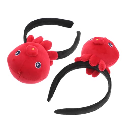 WOONEKY 2 Stück Rotes Kostüm Stirnband Lustiges Meereslebewesen Haaraccessoire für Geburtstagsfeiern und Cosplay Events für Fotosessions WOONEKY 2 Stück Rotes Kostüm Stirnband Lustiges Meereslebewesen Haaraccessoire für Geburtstagsfeiern und Cosplay Events für Fotosessions von WOONEKY