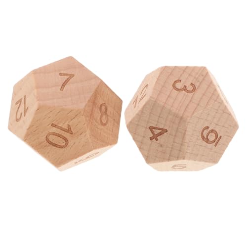 WOONEKY 2 Stück Seitiges Hölzernes Würfelspiel Set für Pädagogisches Mathematikspielzeug zur Kognitiven Entwicklung Sicherer Holzwürfel für Frühe Bildung und Eltern Junge Mädchen WOONEKY 2 Stück Seitiges Hölzernes Würfelspiel Set für Pädagogisches Mathematikspielzeug zur Kognitiven Entwicklung Sicherer Holzwürfel für Frühe Bildung und Eltern Junge Mädchen von WOONEKY