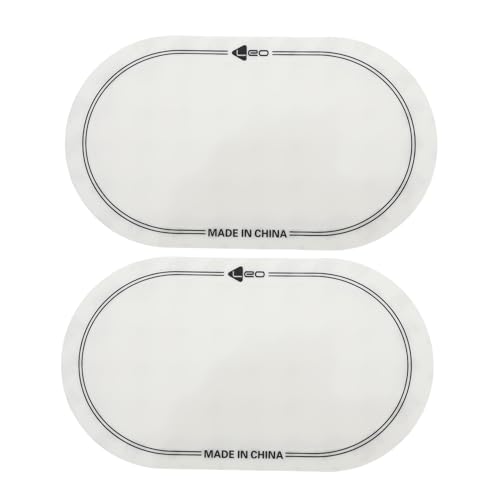 WOONEKY 2 Stück Selbstklebende Schlagzeug Patch Pads für Doppelpedale Bassdrum Schutzaufkleber Drum Skin Protector für Auftritte und Aufnahmen WOONEKY 2 Stück Selbstklebende Schlagzeug Patch Pads für Doppelpedale Bassdrum Schutzaufkleber Drum Skin Protector für Auftritte und Aufnahmen von WOONEKY