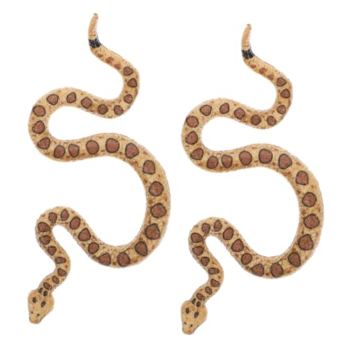 WOONEKY 2 Stück Simulation Schlangenmodell Simulation Tiermodell Simulation Tierfigur Schlangenfigur Schlangenspielzeug Schlangendekoration Gefälschte Schlangenfiguren Streich Requisiten WOONEKY 2 Stück Simulation Schlangenmodell Simulation Tiermodell Simulation Tierfigur Schlangenfigur Schlangenspielzeug Schlangendekoration Gefälschte Schlangenfiguren Streich Requisiten von WOONEKY