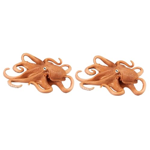 WOONEKY 2 Stück Simuliertes Oktopus Modell, Dekoratives Oktopus Spielzeug, Miniatur Oktopus, Aquarium, Oktopus, Meerestiere, Oktopus, Hängedekor, Kunststoff Oktopus Modell, Lebensechtes WOONEKY 2 Stück Simuliertes Oktopus Modell, Dekoratives Oktopus Spielzeug, Miniatur Oktopus, Aquarium, Oktopus, Meerestiere, Oktopus, Hängedekor, Kunststoff Oktopus Modell, Lebensechtes von WOONEKY