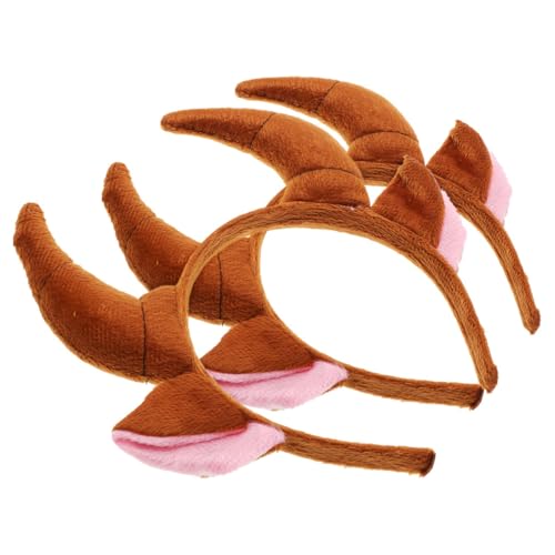WOONEKY 2 Stück Stierhorn Stirnband aus Bequemem Material Großes Ox Horn Design rutschfest Vielseitig für Halloween Kostümparty Schulaufführung Farm Party und Cosplay Zubehör WOONEKY 2 Stück Stierhorn Stirnband aus Bequemem Material Großes Ox Horn Design rutschfest Vielseitig für Halloween Kostümparty Schulaufführung Farm Party und Cosplay Zubehör von WOONEKY