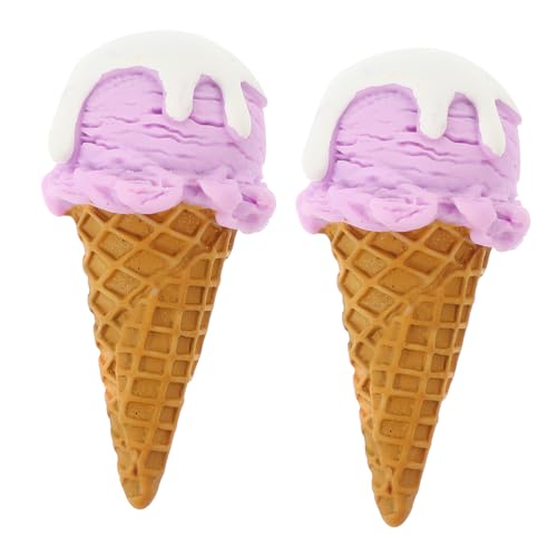 WOONEKY 2 Stück Teiliges Eiscreme Modell aus Robustem Resin Realistische Künstliche Eistüten Dekofiguren für Party Fotografie Requisiten und Ladenauslage Farbenfrohe Dessert Prop WOONEKY 2 Stück Teiliges Eiscreme Modell aus Robustem Resin Realistische Künstliche Eistüten Dekofiguren für Party Fotografie Requisiten und Ladenauslage Farbenfrohe Dessert Prop von WOONEKY