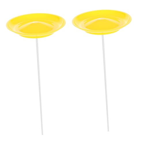 WOONEKY 2 Stück Teiliges Jonglier-Set mit Kunststoffplatten und Sticks Leichtes Zirkus-übungsgerät für Bühnenauftritte Vielseitig Einsetzbar für Partyspiele Indoor Outdoor-Performance von WOONEKY