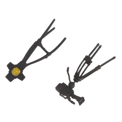 WOONEKY 2 Stück Teiliges Miniatur Kamera-stativ und Beleuchtungsset aus Resin für Puppenhaus Möbel Mini Zubehör für Mikro-landschaften und Detailreiche Szenendekoration von WOONEKY