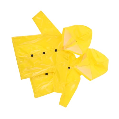 WOONEKY 2 Stück Teiliges Puppen-Regenmantel Gelbe wasserdichte Jacken mit Realistischen Details Einfach Anzuziehen für Rollenspiele und Puppenkleidung WOONEKY 2 Stück Teiliges Puppen-Regenmantel Gelbe wasserdichte Jacken mit Realistischen Details Einfach Anzuziehen für Rollenspiele und Puppenkleidung von WOONEKY