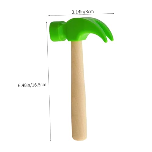 WOONEKY 2 Stück Teiliges Robuster Holzgriff Sicherer Pp Kopf zum Hämmern und Greifen Üben Farbenfrohes Lernspielzeug für Kleinkinder und Vorschulkinder WOONEKY 2 Stück Teiliges Robuster Holzgriff Sicherer Pp Kopf zum Hämmern und Greifen Üben Farbenfrohes Lernspielzeug für Kleinkinder und Vorschulkinder von WOONEKY