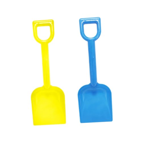 WOONEKY 2 Stück Teiliges Sandgrabschaufel für Robuste Kunststoffschaufeln für Strand Sandkasten Garten und Buntes Outdoor für Jungen und Mädchen Zufällige Farbe von WOONEKY
