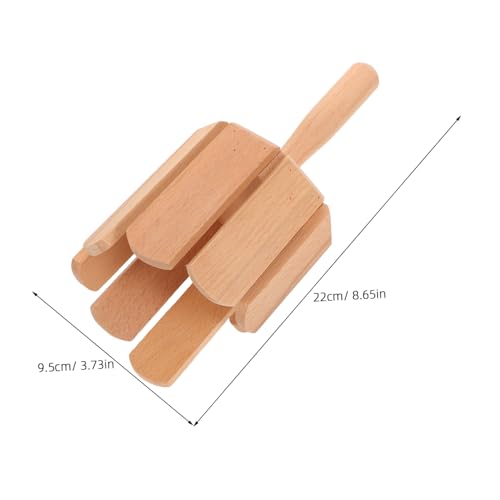 WOONEKY 2 Stück Ton Kleinkind Erziehungsspielzeug Für Die Frühe Bildung – Mit Tonhammer Solidem Ton Lernmusikinstrument Für Orff Werkzeuge Montessori Holzinstrumente Musik – von WOONEKY