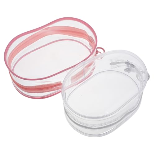 WOONEKY 2 Stück Transparente Puppenaufbewahrungstaschen mit Schlüsselanhänger Tragbare PVC Mini Dolls Organizer für Stilvolle Sammler und Puppenliebhaber WOONEKY 2 Stück Transparente Puppenaufbewahrungstaschen mit Schlüsselanhänger Tragbare PVC Mini Dolls Organizer für Stilvolle Sammler und Puppenliebhaber von WOONEKY
