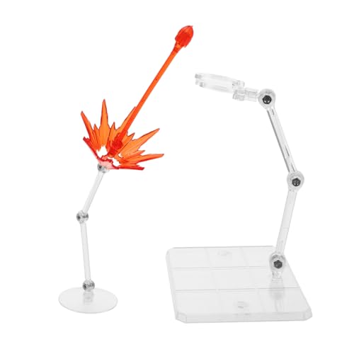 WOONEKY 2 Stück Verstellbare Kunststoff Puppenständer mit Laserenergie Spezialeffekt Mini Doll Holder für Modellfiguren Stabiler Display Halter für Sammelfiguren und Actionfiguren WOONEKY 2 Stück Verstellbare Kunststoff Puppenständer mit Laserenergie Spezialeffekt Mini Doll Holder für Modellfiguren Stabiler Display Halter für Sammelfiguren und Actionfiguren von WOONEKY