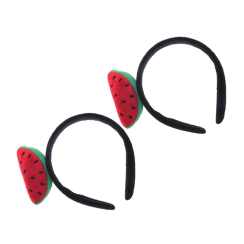 WOONEKY 2 Stück Wassermelonen Haarreif Lustige Frucht Stirnbänder aus Weichem Material für Frauen und Mädchen für Sommerpartys Hawaii Feiern und Fruchtige Kostüme WOONEKY 2 Stück Wassermelonen Haarreif Lustige Frucht Stirnbänder aus Weichem Material für Frauen und Mädchen für Sommerpartys Hawaii Feiern und Fruchtige Kostüme von WOONEKY