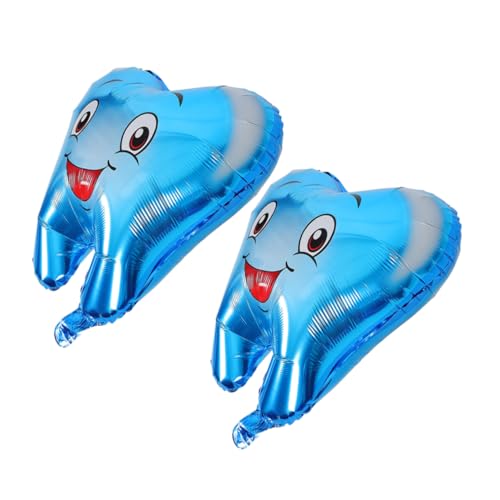 WOONEKY 2 Stück Zahn Folienballons Cartoon Design Schnelle Aufblasbar Vielseitige Dekoration für Zahnarztparty Shower Kindergeburtstag und Abschlussfeier WOONEKY 2 Stück Zahn Folienballons Cartoon Design Schnelle Aufblasbar Vielseitige Dekoration für Zahnarztparty Shower Kindergeburtstag und Abschlussfeier von WOONEKY
