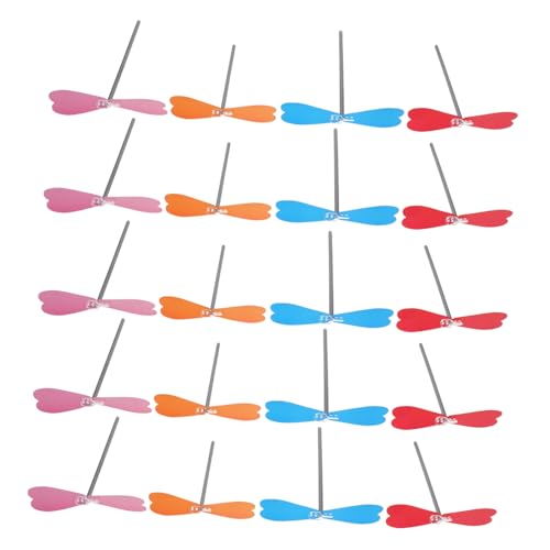 WOONEKY 20 Stück Kleine Hubschrauber Flugspielzeuge Goody Bag Filler Flugspielzeug Flugspielzeuge Tragbare Kunststoff Propeller Hubschrauber Spielzeuge Für Kleine von WOONEKY