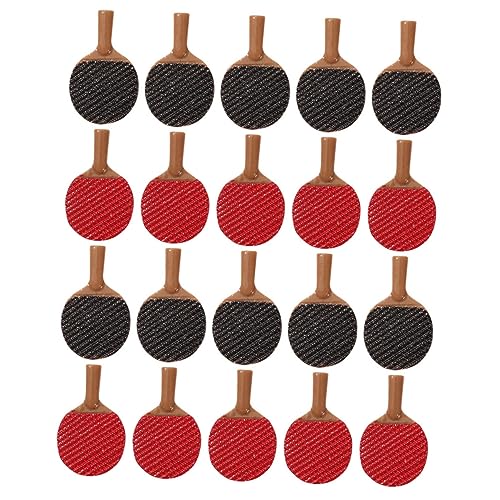 WOONEKY 20 Stück Mini Tischtennis Teiliges Dekorative Anhänger für Puppenhäuser Simulierte Tischtennisbats DIY Zubehör für Kreative Bastelprojekte und Schlüsselanhänger WOONEKY 20 Stück Mini Tischtennis Teiliges Dekorative Anhänger für Puppenhäuser Simulierte Tischtennisbats DIY Zubehör für Kreative Bastelprojekte und Schlüsselanhänger von WOONEKY