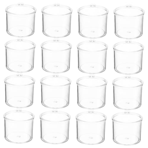 WOONEKY 20 Stück Miniatur Mousse Becher Klare Dessertbecher für Puppenhaus Kreative Rollenspiel Zubehör Wiederverwendbare Kunststoffbecher für DIY Projekte und Dekorationen WOONEKY 20 Stück Miniatur Mousse Becher Klare Dessertbecher für Puppenhaus Kreative Rollenspiel Zubehör Wiederverwendbare Kunststoffbecher für DIY Projekte und Dekorationen von WOONEKY
