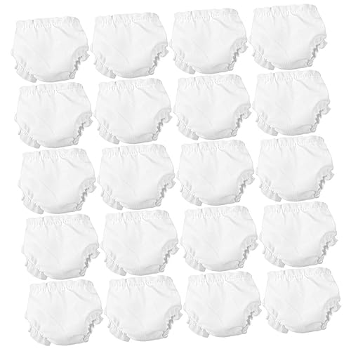 WOONEKY 20 Stück Puppenunterwäsche aus Elastischem für Puppen für DIY Spielzeugmode und Puppenzubehör Geeignet für Kreative Rollenspiele WOONEKY 20 Stück Puppenunterwäsche aus Elastischem für Puppen für DIY Spielzeugmode und Puppenzubehör Geeignet für Kreative Rollenspiele von WOONEKY