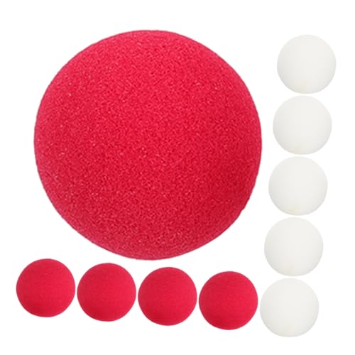 WOONEKY 20 Stück Teiliges Clownnase aus Leichtem Rote und Weiße Faschingsnase für Kostüm Karneval Halloween Weihnachten Vielseitige Party und Bühnenrequisiten WOONEKY 20 Stück Teiliges Clownnase aus Leichtem Rote und Weiße Faschingsnase für Kostüm Karneval Halloween Weihnachten Vielseitige Party und Bühnenrequisiten von WOONEKY