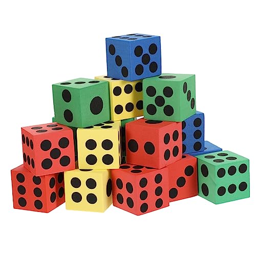 WOONEKY 20 Stück Teiliges Eva Schaumstoff Würfel Bunte Zahlenwürfel für Matheunterricht Spiele und Party Pädagogisches Lernspielzeug für Hause und Schule Zufällige Farbe Zufällige Farbe WOONEKY 20 Stück Teiliges Eva Schaumstoff Würfel Bunte Zahlenwürfel für Matheunterricht Spiele und Party Pädagogisches Lernspielzeug für Hause und Schule Zufällige Farbe Zufällige Farbe von WOONEKY
