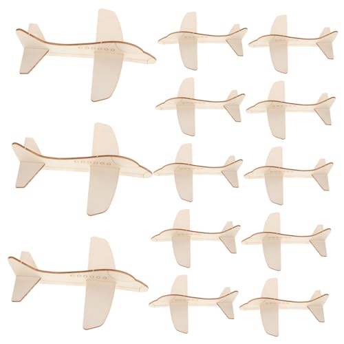 WOONEKY 20 Stück Teiliges Holzflugzeug Modellbauset für DIY mit Robusten Holzflugzeugen Bemalbar und Kreativ für Schulprojekte Geburtstagsfeiern und Reisen WOONEKY 20 Stück Teiliges Holzflugzeug Modellbauset für DIY mit Robusten Holzflugzeugen Bemalbar und Kreativ für Schulprojekte Geburtstagsfeiern und Reisen von WOONEKY