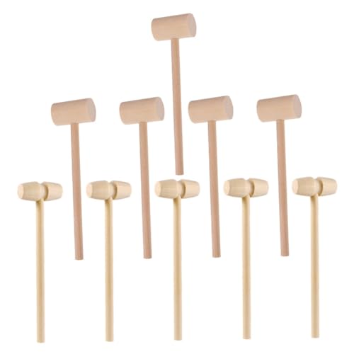 WOONEKY 20 Stück Teiliges Holzhammer Set für Robuste Krabben und Meeresfrüchte Hämmer aus Premium Holz Sicher Leicht zu Reinigen für Muschelknacken und DIY Basteleien WOONEKY 20 Stück Teiliges Holzhammer Set für Robuste Krabben und Meeresfrüchte Hämmer aus Premium Holz Sicher Leicht zu Reinigen für Muschelknacken und DIY Basteleien von WOONEKY