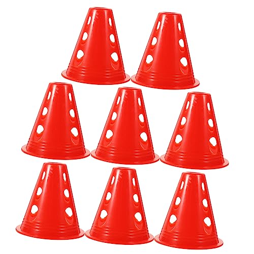 WOONEKY 20 Stück Teiliges Kleine Trainingskegel mit Windschutz Stabile Verkehrskegel aus Robustem für Fußball Agility Training und Outdoor Sport Rote Markierkegel mit Flachem Boden und WOONEKY 20 Stück Teiliges Kleine Trainingskegel mit Windschutz Stabile Verkehrskegel aus Robustem für Fußball Agility Training und Outdoor Sport Rote Markierkegel mit Flachem Boden und von WOONEKY