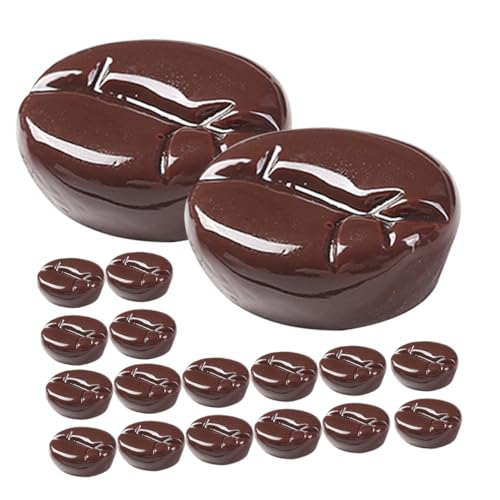 WOONEKY 20 Stück Teiliges Künstliche Kaffeebohnen aus Stabilem Material Realistische Simulation für DIY Bastelzubehör Fotorequisiten Ladendekoration und Kreative Accessoires WOONEKY 20 Stück Teiliges Künstliche Kaffeebohnen aus Stabilem Material Realistische Simulation für DIY Bastelzubehör Fotorequisiten Ladendekoration und Kreative Accessoires von WOONEKY