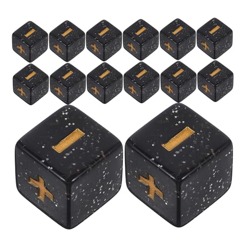 WOONEKY 20 Stück Teiliges Mathewürfel aus Sicherem mit Plus und Minuszeichen Abgerundeten Kanten für Mathematikspiele und Arithmetisches Lernen WOONEKY 20 Stück Teiliges Mathewürfel aus Sicherem mit Plus und Minuszeichen Abgerundeten Kanten für Mathematikspiele und Arithmetisches Lernen von WOONEKY