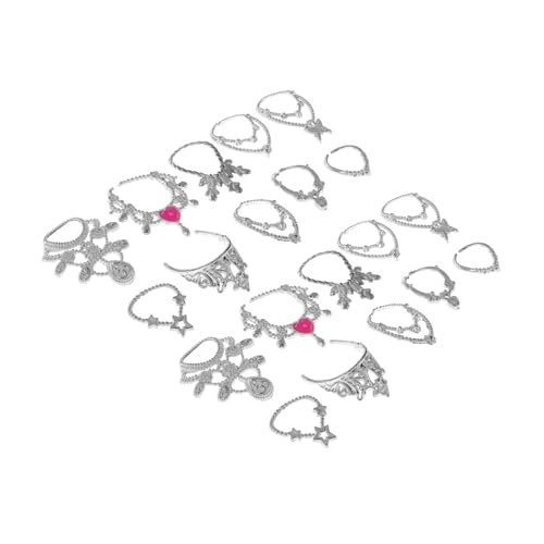 WOONEKY 20 Stück Teiliges Mini Puppen schmuckset Miniatur Halsketten Ohrringe und Armbänder Puppenzubehör für Mädchen Vielseitige Schmuck deko für Spielzeugpuppen Kreative Geschenkidee WOONEKY 20 Stück Teiliges Mini Puppen schmuckset Miniatur Halsketten Ohrringe und Armbänder Puppenzubehör für Mädchen Vielseitige Schmuck deko für Spielzeugpuppen Kreative Geschenkidee von WOONEKY