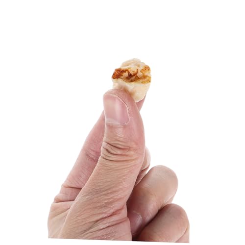 WOONEKY 20 Stück Teiliges Realistische Popcorn Deko Miniaturmodelle aus Langlebigem PVC Naturfarben und Cremig für DIY Basteln Filmabend Party Lebensnahe Food Props Einfache Kreative von WOONEKY