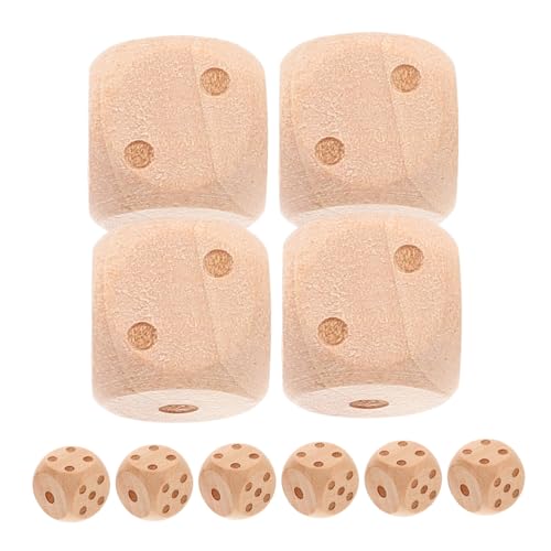WOONEKY 20 Stück Teiliges Set Holz Würfel mit Abgerundeten Ecken für Brettspiele und Partys Kreative DIY Gestaltung Langlebig und Stabil für Altersgruppen WOONEKY 20 Stück Teiliges Set Holz Würfel mit Abgerundeten Ecken für Brettspiele und Partys Kreative DIY Gestaltung Langlebig und Stabil für Altersgruppen von WOONEKY