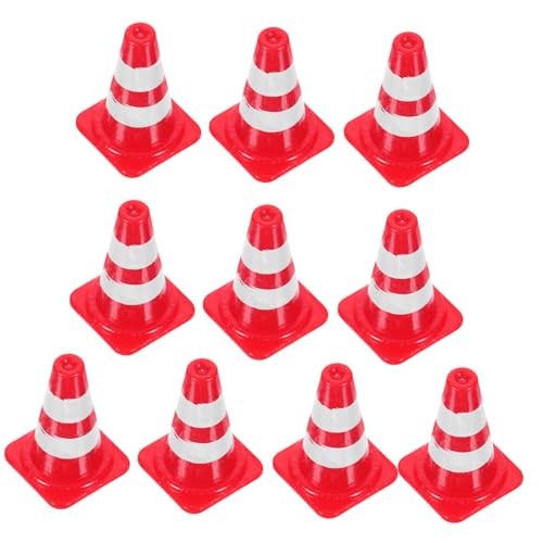 WOONEKY 20 Stück Verkehrshütchen Teiliges Modell für Sandkasten und Spielzeugautos Zubehörteile für Verkehrserziehung und Kreative Rollenspiele aus Robustem Gefertigt WOONEKY 20 Stück Verkehrshütchen Teiliges Modell für Sandkasten und Spielzeugautos Zubehörteile für Verkehrserziehung und Kreative Rollenspiele aus Robustem Gefertigt von WOONEKY