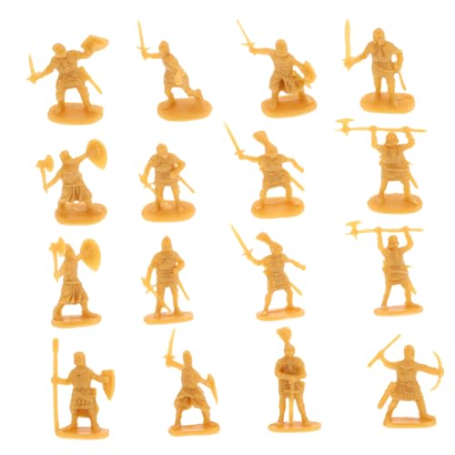 WOONEKY 200 Stück Miniatur Mittelalterliche Soldaten Figuren Robuste Kunststoff Modellspielzeug für Rollenspiel Historische Lernprojekte und Dekoration von Spielzimmer Büro WOONEKY 200 Stück Miniatur Mittelalterliche Soldaten Figuren Robuste Kunststoff Modellspielzeug für Rollenspiel Historische Lernprojekte und Dekoration von Spielzimmer Büro von WOONEKY