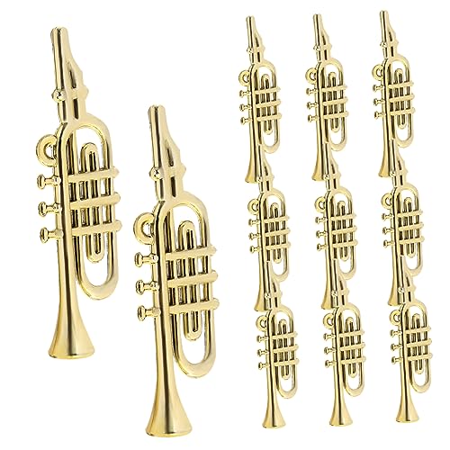 WOONEKY Mini-musikinstrumente-Set Aus Kunststoff 20-teilig Weihnachts-miniaturinstrumente Christbaumschmuck von WOONEKY