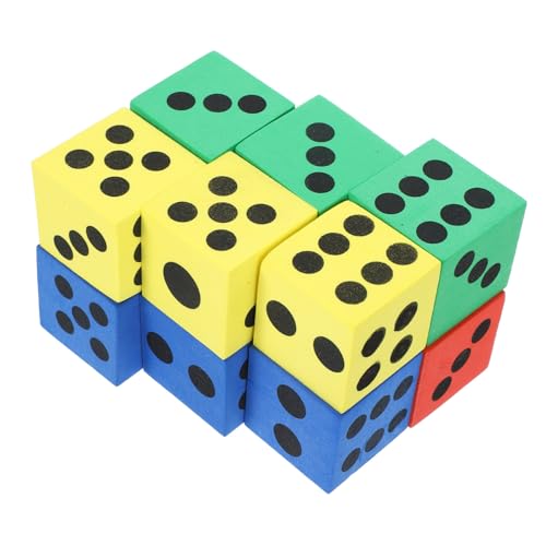 WOONEKY 24 Stück Jumbo Würfelspielzeug für Lernspielzeug und Partygeschenk Buntes Würfelspiel für Spaß und Bildung für Kindergeburtstage und Interaktive Spiele von WOONEKY
