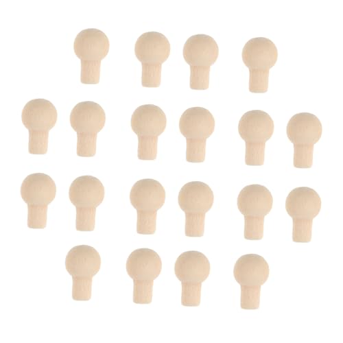 WOONEKY 24 Stück Kleine Schrankknöpfe und Schubladengriffe Dekorative Miniatur Möbelbeschläge für DIY Puppenmöbel von WOONEKY