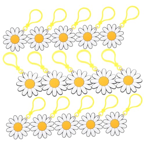 WOONEKY 24 Stück Süße Daisy Schlüsselanhänger Teiliges Niedliche Blumen Schlüsselringe Zufälligen Farben für Taschen Rucksäcke Schlüssel und für Freundinnen Zufällige Zufällige Farbe WOONEKY 24 Stück Süße Daisy Schlüsselanhänger Teiliges Niedliche Blumen Schlüsselringe Zufälligen Farben für Taschen Rucksäcke Schlüssel und für Freundinnen Zufällige Zufällige Farbe von WOONEKY