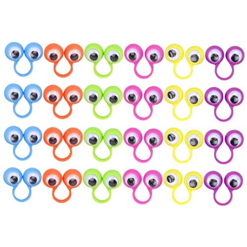 WOONEKY 24 Stück Teiliges Bunter Augenringe für Erwachsene Interaktives Fingerpuppen Ringspielzeug für Kreativität Kommunikation und Fantasievolle Rollenspiele WOONEKY 24 Stück Teiliges Bunter Augenringe für Erwachsene Interaktives Fingerpuppen Ringspielzeug für Kreativität Kommunikation und Fantasievolle Rollenspiele von WOONEKY
