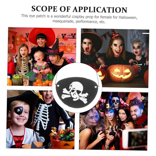 WOONEKY 24 Stück Teiliges Halloween Cosplay Augenklappen aus Filz Piraten Augenklappe mit Totenkopf Motiv Party Accessoire für Maskerade Kostüm Bühne Verkleidung und Geburtstag WOONEKY 24 Stück Teiliges Halloween Cosplay Augenklappen aus Filz Piraten Augenklappe mit Totenkopf Motiv Party Accessoire für Maskerade Kostüm Bühne Verkleidung und Geburtstag von WOONEKY