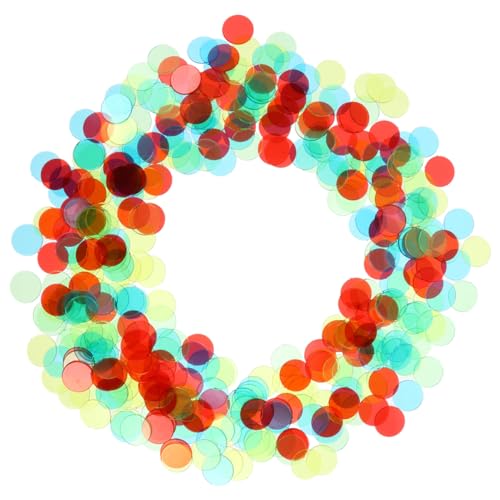 WOONEKY 240 Stück Transparente Kunststoff Chips Bunte Spielmarker für Bingo Glücksspiel und Mathematikunterricht für Partys und Lernspiele Zufällige Farbe Zufällige Farbe WOONEKY 240 Stück Transparente Kunststoff Chips Bunte Spielmarker für Bingo Glücksspiel und Mathematikunterricht für Partys und Lernspiele Zufällige Farbe Zufällige Farbe von WOONEKY