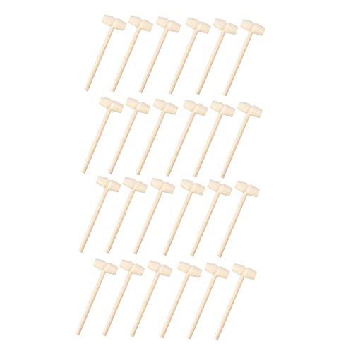 WOONEKY 24Stücke Mini Holzhammer Mallet für Kreative Aktivitäten Fördert Hand Augen Koordination Muskelentwicklung Sicher für Kleinkinder WOONEKY 24Stücke Mini Holzhammer Mallet für Kreative Aktivitäten Fördert Hand Augen Koordination Muskelentwicklung Sicher für Kleinkinder von WOONEKY