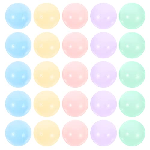 WOONEKY 25 Stück Bunte Ocean Ball Spielzeuge Leichte Badewannenspielzeuge für Fördert Hand Augen Koordination und Physische Aktivitäten von WOONEKY