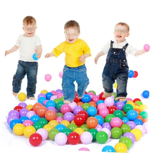 WOONEKY 25 Stück Teiliges Bunte Plastik Ozeanbälle für Spielbälle Babyspielzeug Farben Gemischt für Spielzelte Indoor Outdoor Geburtstag WOONEKY 25 Stück Teiliges Bunte Plastik Ozeanbälle für Spielbälle Babyspielzeug Farben Gemischt für Spielzelte Indoor Outdoor Geburtstag von WOONEKY