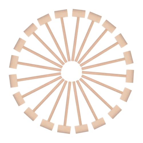 WOONEKY 25stücke Holzhämmer Für Junge Mädchen Aus Natürlichem Holz Mini-holzhammer Krabben Und Hummern Kleiner Hammer Als Spielzeug Für Bastelpartys Und Rollenspiele WOONEKY 25stücke Holzhämmer Für Junge Mädchen Aus Natürlichem Holz Mini-holzhammer Krabben Und Hummern Kleiner Hammer Als Spielzeug Für Bastelpartys Und Rollenspiele von WOONEKY
