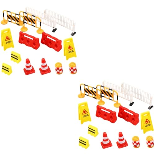 WOONEKY 28 Stück Teiliges Verkehrsschild Spielzeugset aus Robustem Kunststoff Lehrreiche Verkehrsbarrikaden für Kreative Sandkastenlayouts Rollenspiele und Verkehrserziehung WOONEKY 28 Stück Teiliges Verkehrsschild Spielzeugset aus Robustem Kunststoff Lehrreiche Verkehrsbarrikaden für Kreative Sandkastenlayouts Rollenspiele und Verkehrserziehung von WOONEKY