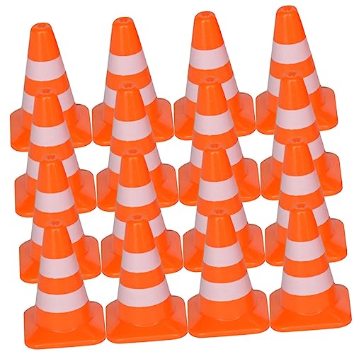 WOONEKY 28 Stück Verkehrszeichen Barrikaden, Sandkastenmodell, Verkehrszeichen Spielzeug, Winzige Verkehrskegel, Mini Für Das Klassenzimmer, Kleine Verkehrskegel, Fußgängerkegel, WOONEKY 28 Stück Verkehrszeichen Barrikaden, Sandkastenmodell, Verkehrszeichen Spielzeug, Winzige Verkehrskegel, Mini Für Das Klassenzimmer, Kleine Verkehrskegel, Fußgängerkegel, von WOONEKY
