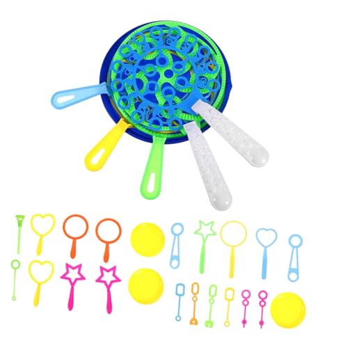 WOONEKY 28Stücke Zauberstäbe Set Teiliges Bubble Tools für Outdoor Aktivitäten Partys und Hochzeiten Sicher und Langlebig und Formen von WOONEKY