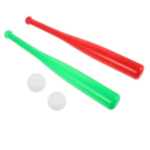 WOONEKY 2Sätze Baseballschläger für Leichtes Outdoor für Jahre für Sport und Eltern Junge Mädchen Aktivitäten Robustes Design Fördert Hand Auge Koordination Farben von WOONEKY
